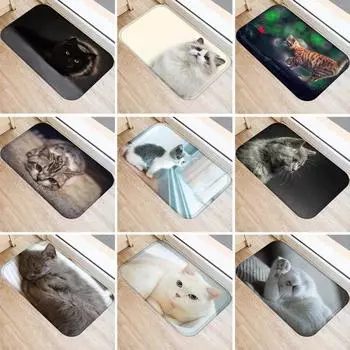 Yousheng милый 3D котик противоскользящий коврик для двери дома кухня ванная комната украшение ковер напольный коврик