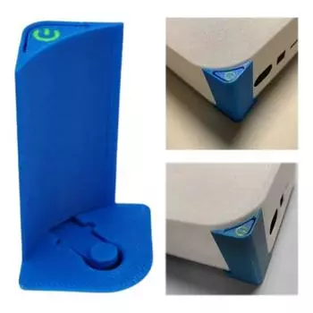 Yousheng Мини настольный компьютер Кнопка питания Профессиональный сверхмощный 3D-печатный хост-компьютер Верхний блок питания Кнопочный переключатель Аксессуары для ПК чёрный