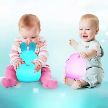 Yousheng мини пингвин кролик медведь детская спальня светодиодный ночник настольная лампа подарок декор one size