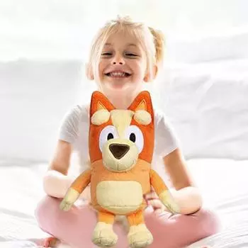 Yousheng Мини Собака Плюшевая Кукла Милая Подушка Дружок со Звуком Мягкая Говорящая Мягкая Игрушка Для Игры Во Время Дремоты Перед Сном Кукла Персонажа Для Автошколы Дома 30cm жёлтый