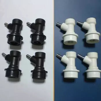 Yousheng Многофункциональный соединитель для пивных кег Универсальный пластиковый простой в применении универсальный диспенсер для пивных кег для дома A чёрный