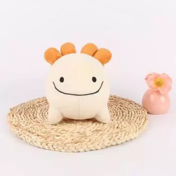 Yousheng мультфильм плюшевая улыбающаяся большая пасть саламандра мягкая игрушка кукла животное ручная работа мягкая игрушка для детей собака кукла декор комнаты S абрикосовый