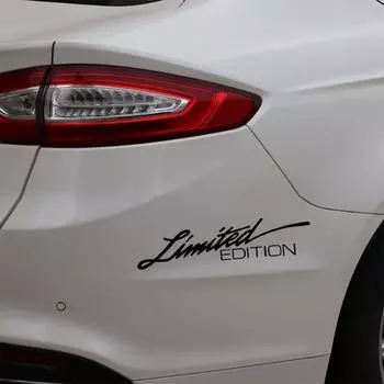 Yousheng Наклейка на бампер для тела, украшение, ограниченная серия, съемный автомобиль с надписью чёрный