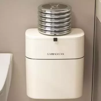 Yousheng настенный подвесной мусорный бак с герметичной крышкой, кухонный туалет, мусорное ведро, контейнер для пищевых отходов, мусорное ведро на дверь шкафа белый