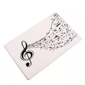 Yousheng Ноты Фортепианный Принт Нескользящий Коврик Для Двери Коврик Для Кухни Ванной Комнаты Декор