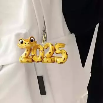 Yousheng Новогоднее украшение в виде змеи, подвесная подвеска со шнурком, легко подвешиваемая рождественская елка, подвесная подвеска в виде змеи 1pc