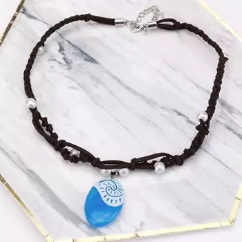 Yousheng Ocean Rope ожерелье светится в темноте принцесса ожерелье шарм косплей вечеринка наряд аксессуары для костюмов для женщин A