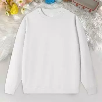 Yousheng осень-зима унисекс толстовка с круглым вырезом однотонная эластичная с длинными рукавами свободная термоусадочная нижняя часть топ повседневная спортивная уличная одежда для вечеринок M розовый