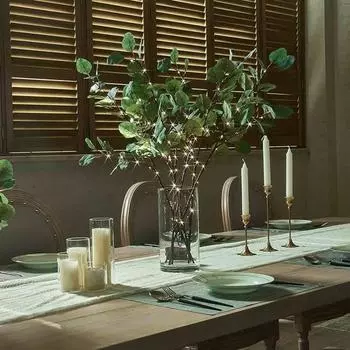 Yousheng освещенные оливковые ветви с таймером ваза искусственные ветви деревьев реалистичные искусственные ветви светильник для дома гостиная спальня декор A