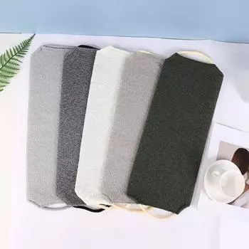 Yousheng Отшелушивающее банное полотенце, мочалка для спины, мочалка для душа, люфа, портативный отшелушиватель для тела, быстросохнущая ручка, отшелушивающий ремень для спины