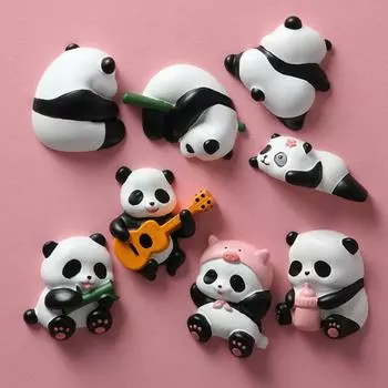 Yousheng Panda Shape Холодильник Магнит Наклейка Креативная Фото Стена 3D Смола Магнитная Съемная Наклейка На Холодильник Декор Холодильника F