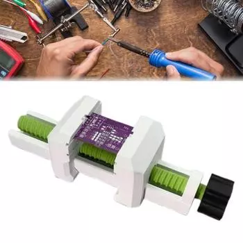 Yousheng PCB Welding Fixture Регулируемый держатель печатной платы Зажим для печатной платы Инструмент для пайки и ремонта электроники белый/зелёный