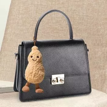 Yousheng Peanut Plush Stuffed Animals 6 дюймов Мягкая Милая Обнимающаяся Мягкая Игрушка Пушистая Коричневая Кукла для Новорожденных Детей коричневый