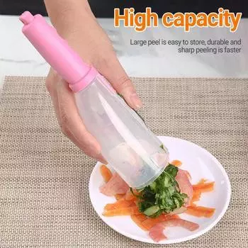 Yousheng Peeler Многофункциональная острая эргономичная овощечистка для картофеля из нержавеющей стали 3 в 1 для хранения дома фиолетовый