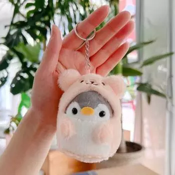 Yousheng Penguin плюшевый брелок милый пингвин кулон шляпа брелок для девочек подарки креативные школьные сумки аксессуары