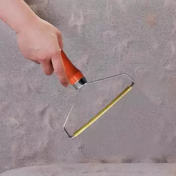 Yousheng Pet Hair Remover Ручной триммер для шерсти собак и кошек Экологичный удалитель катышков Эргономичная ручка Скребок для свитеров Инструмент для груминга светло-серый