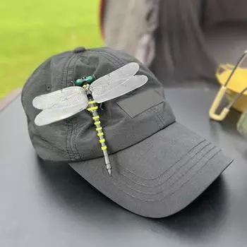 Yousheng поддельное украшение в виде стрекозы с карабином портативное средство от комаров для кемпинга на открытом воздухе имитация 3D-клипсы в виде стрекозы подвесное украшение детская игрушка Dragonfly