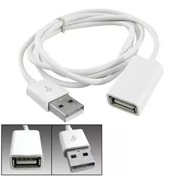 Yousheng ПВХ USB 2.0 штекер-мама удлинительный кабель-адаптер шнур 1 м 3 фута