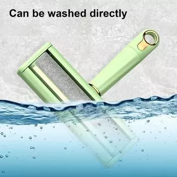 Yousheng Расширенная головка щетки Дизайн щетки для удаления волос Многофункциональная длинная ручка для удаления шерсти домашних животных Роликовый инструмент для удаления волос белый