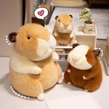 Yousheng реалистичная плюшевая игрушка морская свинка мягкая кукла-обнимашка морская свинка мягкая подушка подарок для детей рождественская вечеринка на день рождения S светло-коричневого