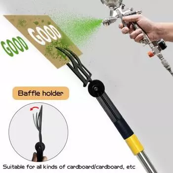 Yousheng Регулируемый угол прочный держатель распылительного щитка набор широко используемый универсальный картонный держатель распылительного щитка со штангой
