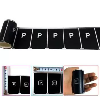 Yousheng Roadway Tape Black Road Track Car Track Tape Dollhouse Miniature Decor Residual Adhesive Sticker Crafting Toy для детей A