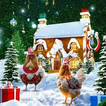 Yousheng Рождественская цыпочка садовый колышек устойчивый к погодным условиям прочный акриловый уличный патио двор газон рождественская курица пчела знак палка украшение орнамент D