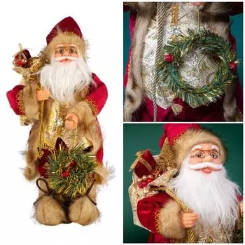 Yousheng Санта-Клаус кукла украшение праздничный домашний стол центральный элемент рождественский декор для вечеринки поставки для украшения рождественской оконной елки 30cm