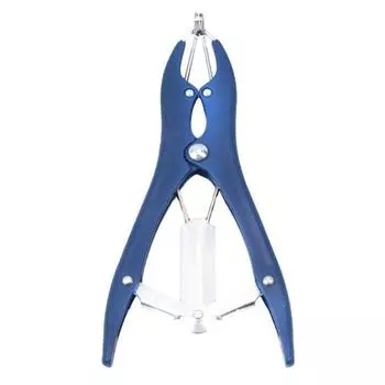 Yousheng Щипцы для расширения шаров Наполнитель для шаров с блестками Расширитель горловины шара Растяжитель шара Металлический инструмент для набивки для DIY Наполнения блестками конфетти синий