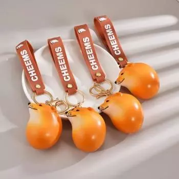 Yousheng Shiba брелок-подвеска игрушка для снятия стресса медленно отскакивающий декомпрессионный брелок-подвеска держатель для ключей автомобиля сумка аксессуары 1pc