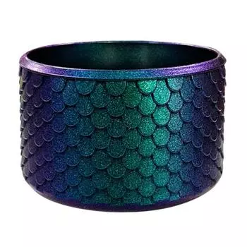 Yousheng Silicone Cup Sleeve Anti-Slip Tumbler Boot Shock-Resistant Bottom Cover for Water Bottles Detachable Unique Texture Cup Accessory A зелёный