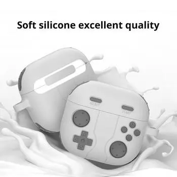 Yousheng Silicone Protective Case 360-Degree Full Protection Shockproof Impact Resistant Protector Cover for AirPods 4 for Airpods 4 темно-серого