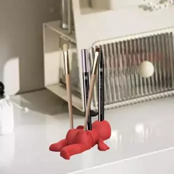 Yousheng силиконовый держатель для ручек на месте преступления забавный держатель для карандашей на столе ужасы украшение офисные канцелярские принадлежности зелёный