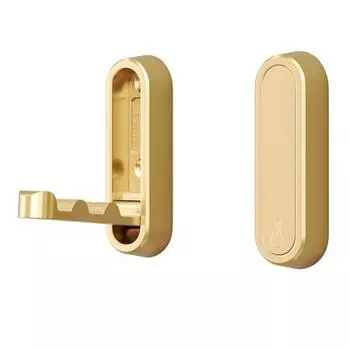 Yousheng Складной крючок для одежды без каламбура Большая несущая способность Складные сверхпрочные полотенца Рюкзаки Сумки Вешалка Ванная комната Шкаф Кухонный настенный органайзер 1pc чёрный