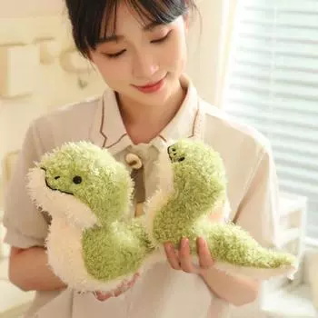 Yousheng Snake Plush Doll Мягкая змея, чучело животного для празднования Нового года и домашнего декора, улучшающее настроение, снимающее стресс, плюшевая змея, подарок 25cm A