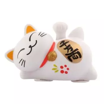 Yousheng Солнечная энергия манит размахивая счастливой удачей кот автомобиль украшение дома орнамент A lot of Money
