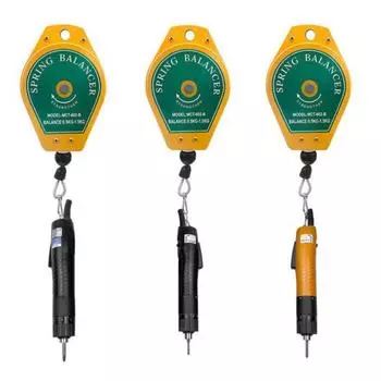 Yousheng Spring Balancer Защитное устройство с регулировкой кручения Выдвижной 0,5-1,5 кг Нагрузочный инструмент Балансир Сборочный конвейер Крепеж Держатель для дома жёлтый