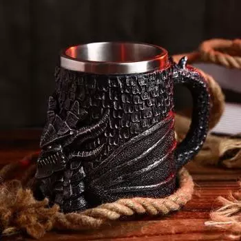 Yousheng средневековый дракон пивная кружка кофейная чашка украшение для вечеринки напиток сок кружка