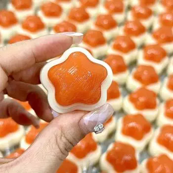 Yousheng Star Pudding Squeeze Toy, имитация снятия стресса, пищевая сенсорная игрушка для детей и взрослых, мягкий TPR-мяч для снятия стресса, успокаивающая игрушка-десерт A