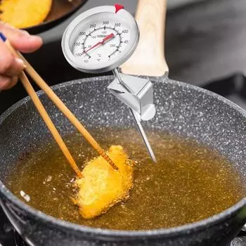 Yousheng Термометр для масла Высокоточный термостойкий ручной термометр для мяса, выпечки, жареной пищи, бытовые принадлежности 15cm