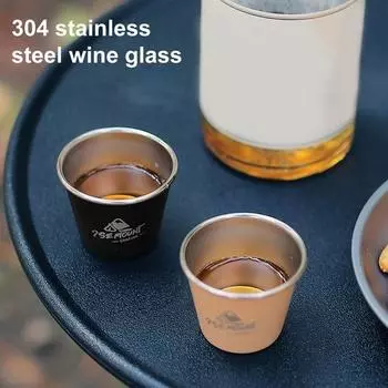 Yousheng уличная чашка для кемпинга нержавеющая штабелируемая полированная поверхность кружка из нержавеющей стали для чая, пива, кофе, молока, портативная чашка хаки