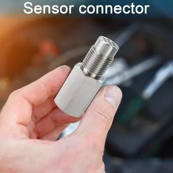 Yousheng Универсальный Мини Каталитический Нейтрализатор Нержавеющий Устойчивый К Коррозии Простой Монтаж Разъема Датчика Автозапчасти серебряный