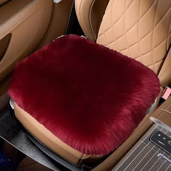 Yousheng утолщенная плюшевая подушка для сиденья автомобиля, удобный чехол для сиденья автомобиля, теплые нескользящие чехлы для передних и задних сидений, плюшевые чехлы для сиденья автомобиля