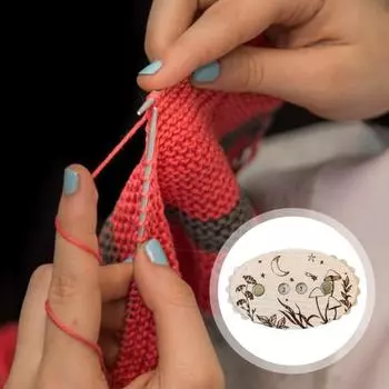 Yousheng Вязание крючком счетчик рядов ручной работы деревянный счетчик вязание шитье ткачество маркер DIY инструмент