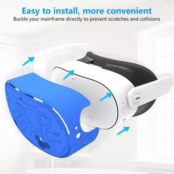 Yousheng VR сменный защитный чехол вентиляционная структура точный дизайн износостойкий защитный чехол для Meta Quest 3s чёрный