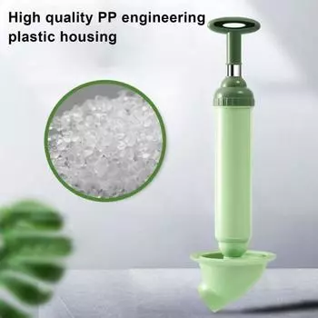 Yousheng Высоконапорный туалетный поршень Unblock Reverse всасывающий дизайн Мощный одноразовый инструмент для удаления засоров в сливе воздуха Многофункциональный инструмент для туалета серый