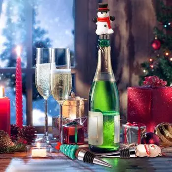 Yousheng Wine Stoppers Вакуумная пробка для бутылок с силиконовыми многоразовыми винными пробками Герметичное средство для сохранения свежести вина для стандартных бутылок