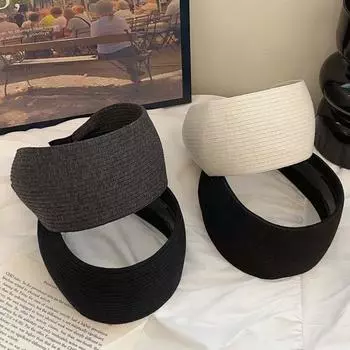 Yousheng Women Retro Headband Elastic Design Wide Hair Hoop Adjustable Fit Lightweight Comfortable Hair Accessory