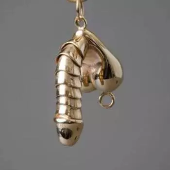 Yousheng забавное эректильное ожерелье с подвеской, моделирующее мужской орган, мужское ожерелье с подставкой для члена, вертикальная подвеска, ювелирные изделия для мужчин и женщин