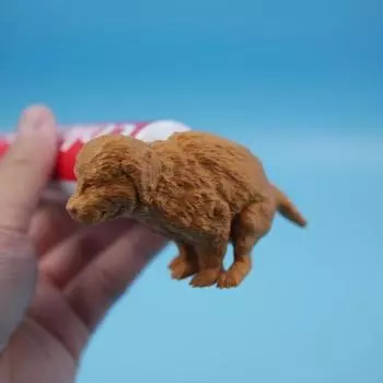 Yousheng забавный дозатор зубной пасты для собак универсальный простой в установке насадка для зубной пасты для какающей собаки декор для ванной комнаты коричневый